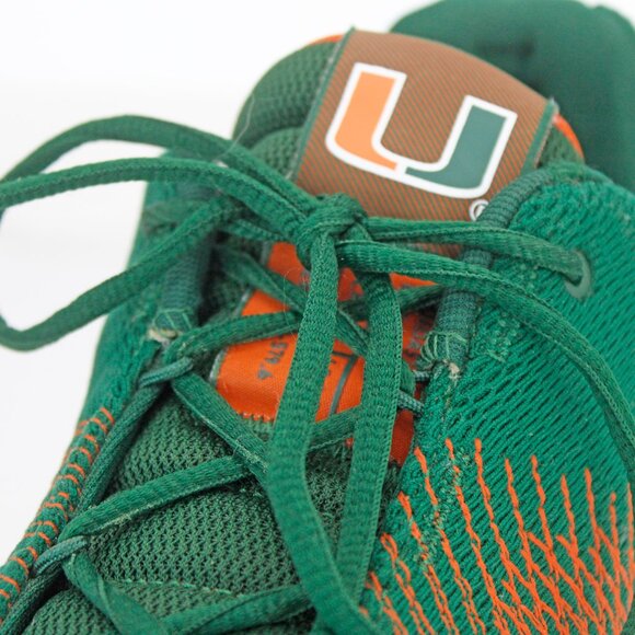 Adidas Pro Bounce 2018 Low 'Miami Hurricanes' Men’s Sneaker - B41867: Size 14 - Picture 8 of 10